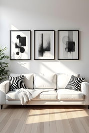 Wallity Huhu432 Conjunto de 3 Cuadros Decorativos 50 x 70 cm